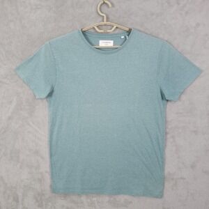 Lindbergh Shirt Mens Large Green Blue Heather Crewneck Short Sleeve Casual